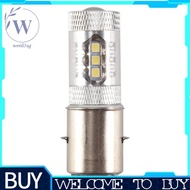 80W BA20D H6 White 16 LED Motorcycle MotorBike/Moped/ATV Headlight Bulb