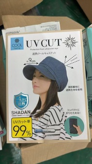 日本UV CUT麗意姿 防曬鴨舌帽 藍色【平行進口】