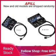 apill Lazmin USB2.0 Floppy Front Panel with 9PIN to Cable  3.5in Bay 9 Pin 4 Interface USB 2.0 HUB f