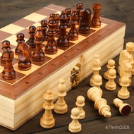 Magnetic Wooden Chess Set Large Board With 34 Chess Pieces Foldable Travel Chess Set Chessmen Collection Portable Board