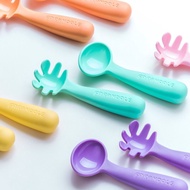 Farandole Small Noodle Fishing And Spoon Smart Learning Tableware Set Yellow Design Made In Taiwan M