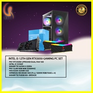 INTEL I3 12TH GEN RTX3050 GAMING PC SET