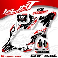 Sticker Decal Full body Supermoto CRF 150 L - Decal Sticker CRF 150 L Custom Name/Number AJRT.089
