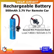 Rechargeable Battery 3.7V 500mAh For Remote Car Battery Replacement RC Battery Bateri Kereta Control