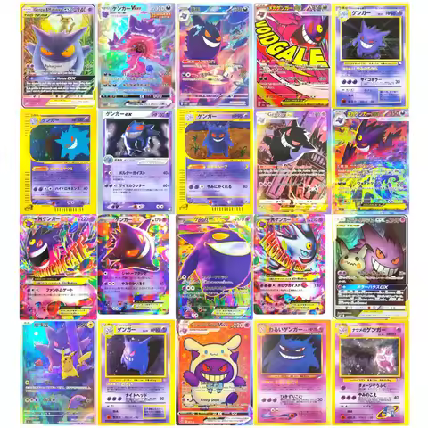 Proxy Pokemon Card Japanese Gengar GX EX Vmax PTCG Collection Trading Card Game