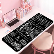 J-Jack-Daniels วิสกี้รูปแบบ Anti-SLIP PC Gaming Mouse Pad Gamer โต๊ะ Mats แป้นพิมพ์ Pad เมาส์ Pad Mu