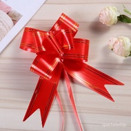 In Stock💗Large Handmade Flower Bow Ribbon Wedding Ribbon Wedding Car Door Handle Decoration Ribbon Fruit Flower Basket O