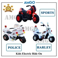 AMGO Kids Electric Bike Scooter Kids Motor Kids Ride On Motor Kids 3 Wheel Electric Motor