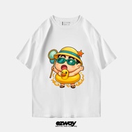 Ezway T-Shirt Shinchan Swim Shirt | Unisex Kids Crop Oversize T-Shirt