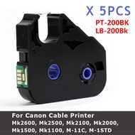 1/2/5pcs Cartridge PT-200BK MK-RS100B 3604B001 M-11C M-1STD M-1PRO Mk1000 Mk2000 Mk1500 MK2500