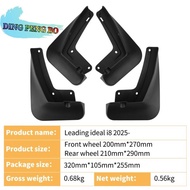 4Pcs Mud Flaps for LEADING IDEAL Lixiang Li Auto i8 2025 Mudguards Splash Guards  Front Rear Wheel F
