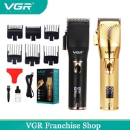 เครื่องปัตตาเลี่ยนเครื่องโกนตัดหนวดเคราไฟฟ้า VGR Professional T สำหรับเครื่องตัดเส้นผมที่มีประสิทธิภ