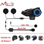 Maxto M3 Motorcycle Helmet Intercom Bluetooth & WIFI Recorer Group 6 Riders Moto Interphone with Das