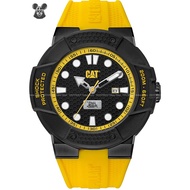Caterpillar CAT Watches SE.161.27.117 Men's Analog Watch SHOCKMASTER Date 48mm Silicone Strap Black 