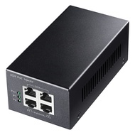 2 Channel Gigabit PoE Injector, 10/100/1000Mbps, 2 Gigabit Input, 2 PoE Output, 2 x 30 watts PoE Ada