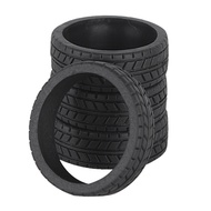 Superior Rubber Tires for 1/18 Ldrc Rc Cars Enhanced Road Grip for Model Vehicles