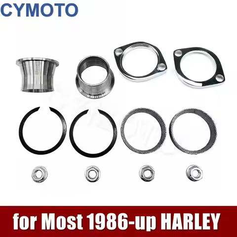 Exhaust Port Torque Cone Flange for Harley Big Twin Models Sportster 883 1200 Motorcycle Exhaust Fla