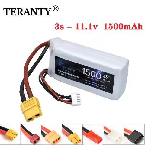 3S 11.1v 1500mAh LiPo Battery for Rc Car Helicopter Airplane 11.1 v Rechargeable Lipo Battery T/XT60