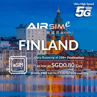 AIRSIMe Global Travel Prepaid eSIM - Finland