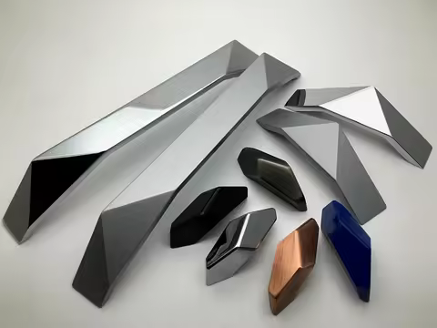 Newly Designed Zinc Hole to hole 32mm to 192mm Alloy Cabinet Handle Black Silver Antique Brass finis