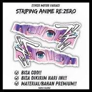 Re Zero Brake Striping Sticker Anime Re:Zero Universal Right Kiri