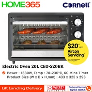 Cornell Electric Oven 20L CEO-S20BK