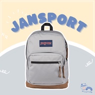 Umm Select| JANSPORT RIGHT PACK Backpack Gray School Bag Laptop 28L
