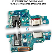 FLEXIBLE CHARGING CONNECTOR CHARGING BOARD/ FOR REALME C61 4G REALME NOTE 60 + CON H/F + MIC