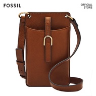 Fossil Women's Vada Crossbody Bag  ( ZB1893200 ) - Brown Leather