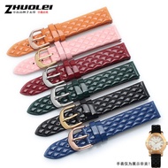 Suitable for Flli follie follie Strap Genuine Leather Red Lingge WF1B005SP Watch Strap 14 16