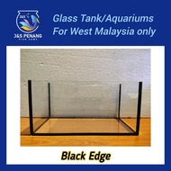 J&S Mini Office Glass Aquarium/Mini Glass Tank 30cm(L)x15cm(W)x15cm(H) - For West Malaysia Only