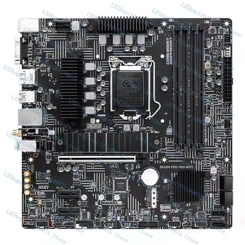 For MSI B560M PRO-VDH WIFI Motherboard LGA1200 DDR4 Micro ATX Mainboard