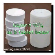 Chlorine 90%tablet contains 5 seeds