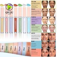 QIUJU Foundation Cream, Full Coverage Dark Circles Liquid Concealer,  2.5ML Even Skin Tone Face Make