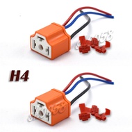 2 HID H4 Ceramic Lamp Holder H4 H4 Adapter High Temperature Resistant Connector H4 Headlight