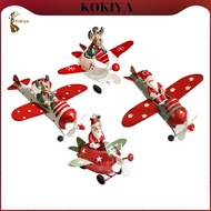[kokiya] Christmas Decoration in The Shape of An Airplane, Airplane Figure, Airplane