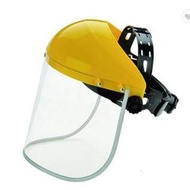 Faceshield Safety Acrylic Helmet Apd Face Protector Grinding Clear Ready Stock