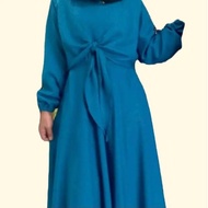 PutraPutriCollection - Dress Syari Panjang Berbagai Model Gamis Nyaman dan Terjangkau L Purple