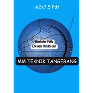 Pully A2 x 7.5" Solid Iron Ancuran Poli A2 x 7.5 inch Pulley Cast iron Anc 7.5 inch A2x7.5" A2x7.5 A