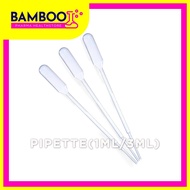 BAMBOO PLASTIC PIPETTE DROPPER TRANSFER PIPETTE POLYETHYLENE 1ML 3ML