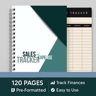 & Expense Tracker Notebook – Daily Income, Business Finance Logbook & Budget Planner
