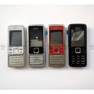 MERAH Fullset Full Set Nokia 6300 Original Housing Red Black Silver China OEM Casing Case Kesing