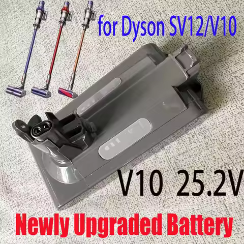 （New） For Dyson V10 Battery V10 Animal Absolute Fluffy Cordless Vacuum Cleaner NEW 25.2V 4800mAh-128