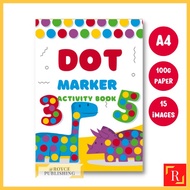 Dot Markers Activity Book For Kids, Preschoolers and Toddlers 1 - (A4 | 15 Images | 100gsm)|ROYCE PU