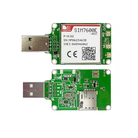 Original SIM7600E-H1C USB Dongle Modem with Antenna SIMCOM 4G LTE CAT4+Voice+GNSS Module Modem