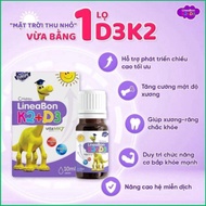 LINEABON D3K2 MK7 vitamins supplement D3k2 to help babies sleep well, increase resistance and reduce