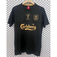 Fans 25-26 Liverpool 2005 Istanbul Anniversary High Quality Short Sleeve Sports Quick Dry Football J