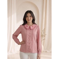 Daisy by Voir Malaysia (Blouse) Pink Casual Daily Wear