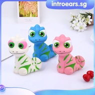 INTR The New Squishy Pinch Music Big-eyed Lizard Squeeze Vent Simulation Toy Slow Rebound Ornaments