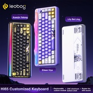 AULA LEOBOG Hi65 Customized Mechanical Keyboard 66Key Tri-Mode CNC Aluminum Case RGB Knob Wireless g